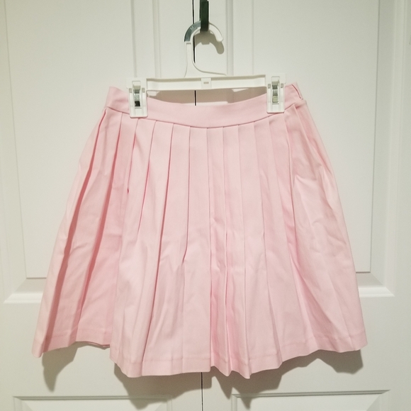 My Violet Pink Pleated Mini Skirt - Picture 5 of 7
